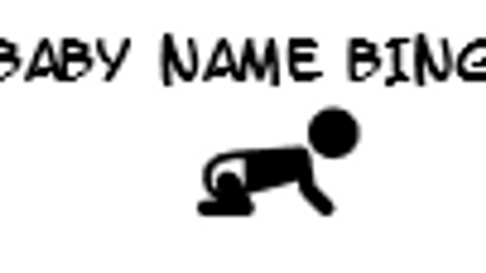 Baby Name Bingo Game